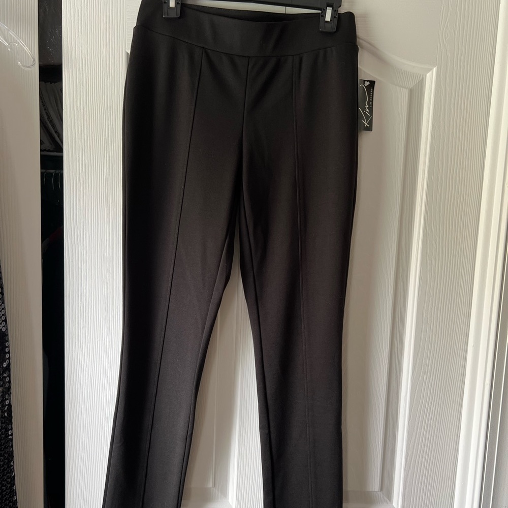 Kim Rogers Casual True Black Straight Leg Pant